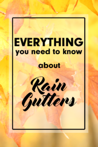 Everything you need to know about rain gutters. This post discusses the reasons why rain gutters are important, the various styles that are available, how to install and maintain them, and what you can use as alternative if rain gutters just aren't your thing. Useful home maintenance tips are included.