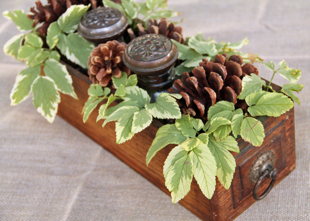 Nature inspired fall decoration