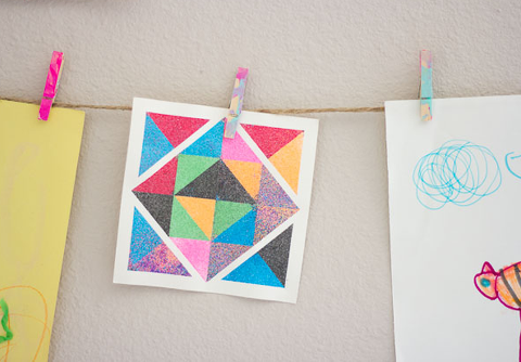 Cute and Easy Kid's Art Display Ideas • Craving Some Creativity