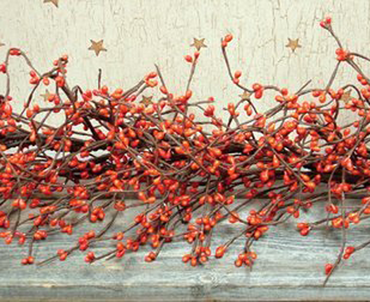 Fall seed garland decoration