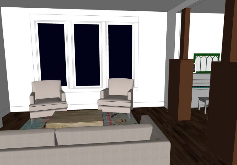 existing living room windows