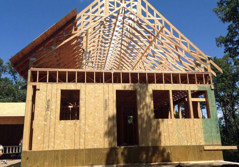 scissor trusses for second level of house